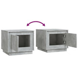 Coffee Table Concrete Grey 51x50x44 cm Engineered Wood - Low Angle