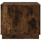 Coffee Table Smoked Oak 51x50x44 cm Engineered Wood - Close-Up Angle