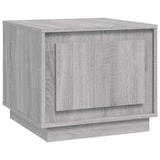Coffee Table Grey Sonoma 51x50x44 cm Engineered Wood - Front View