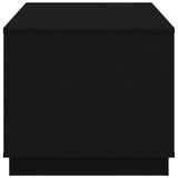 Coffee Table Black 102x50x44 cm Engineered Wood