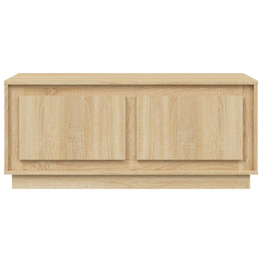 Coffee Table Sonoma Oak 102x50x44 cm Engineered Wood