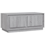 Coffee Table Grey Sonoma 102x50x44 cm Engineered Wood - Front View