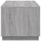 Coffee Table Grey Sonoma 102x50x44 cm Engineered Wood - Low Angle