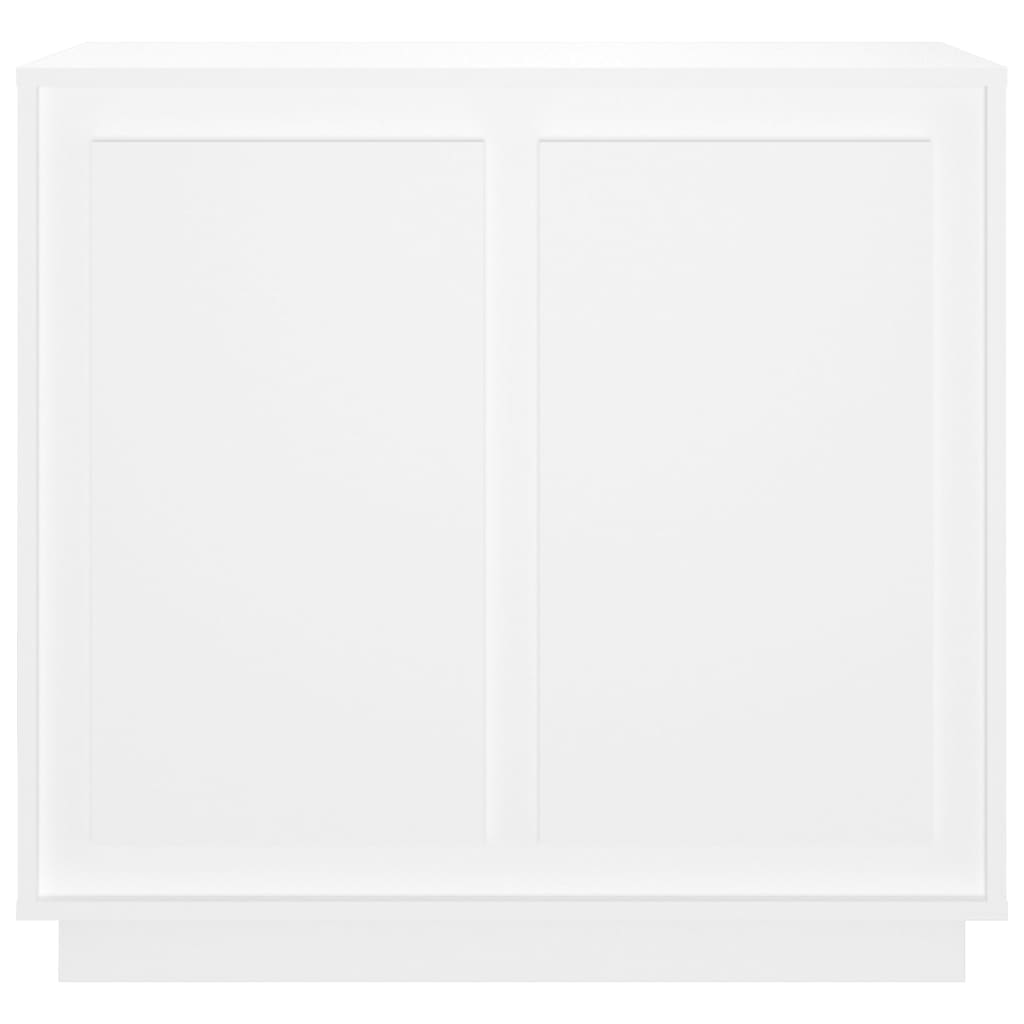 Sideboard White 80x34x75 cm Engineered Wood