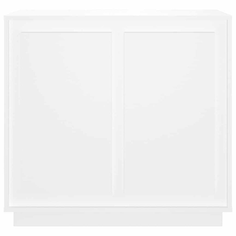 Sideboard White 80x34x75 cm Engineered Wood