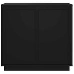 Sideboard Black 80x34x75 cm Engineered Wood