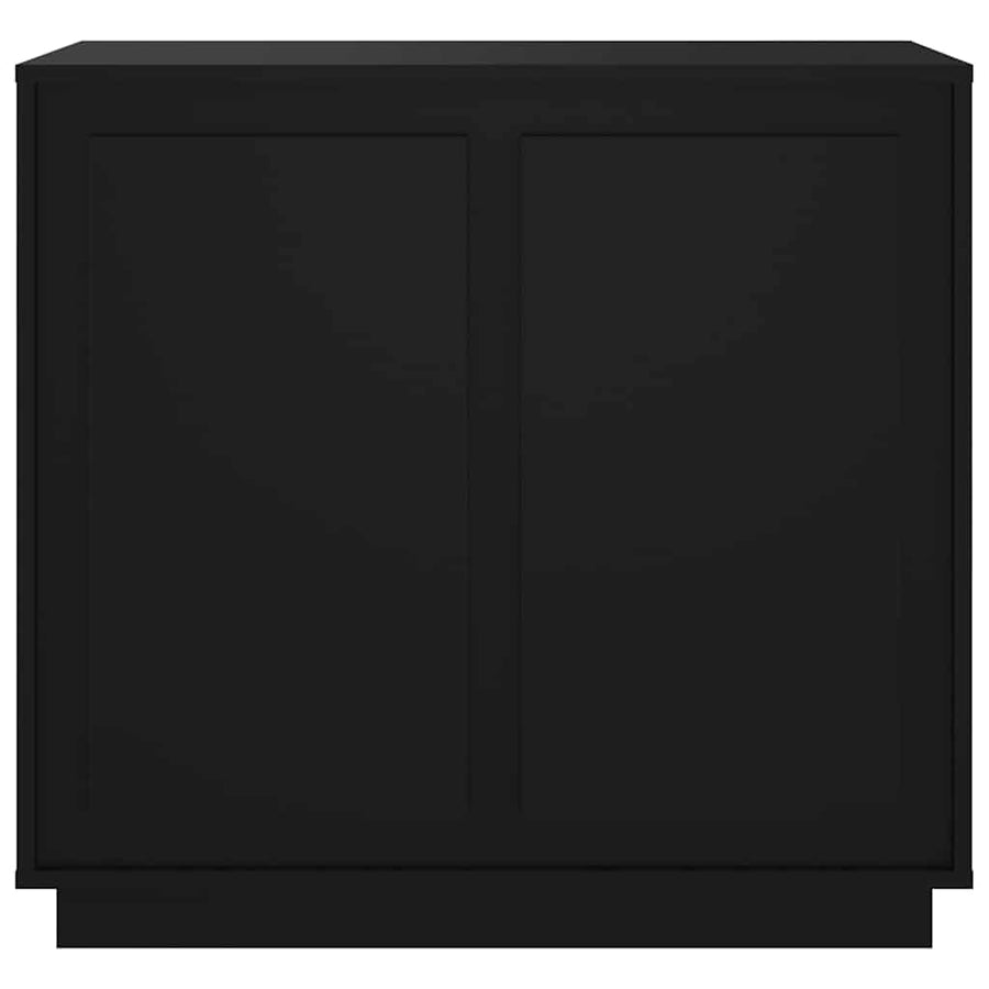 Sideboard Black 80x34x75 cm Engineered Wood