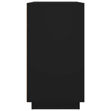 Sideboard Black 80x34x75 cm Engineered Wood
