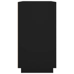 Sideboard Black 80x34x75 cm Engineered Wood