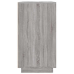 Sideboard Grey Sonoma 80x34x75 cm Engineered Wood