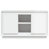 Sideboard White 102x35x60 cm Engineered Wood - 45-Degree Angle