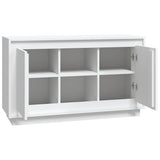 Sideboard White 102x35x60 cm Engineered Wood - Rear View