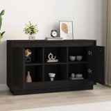 Sideboard Black 102x35x60 cm Engineered Wood - Side View