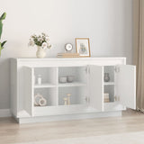 Sideboard White 102x35x55 cm Engineered Wood - Side View
