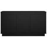 Sideboard Black 102x35x55 cm Engineered Wood - 45-Degree Angle