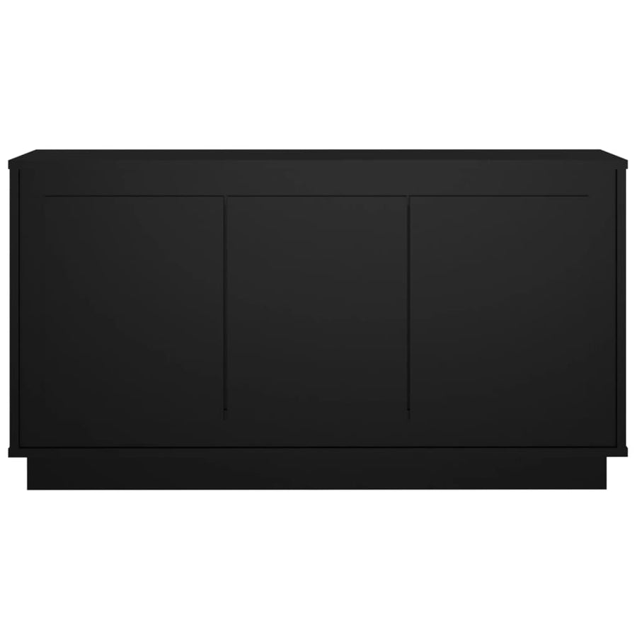 Sideboard Black 102x35x55 cm Engineered Wood