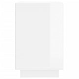 Sideboard High Gloss White 102x35x55 cm Engineered Wood