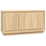 Sideboard Sonoma Oak 102x35x55 cm Engineered Wood - Front View