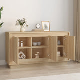 Sideboard Sonoma Oak 102x35x55 cm Engineered Wood - Side View