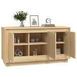 Sideboard Sonoma Oak 102x35x55 cm Engineered Wood - Top-Down View