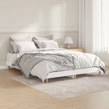 Bed Frame without Mattress White 135x190 cm Engineered Wood