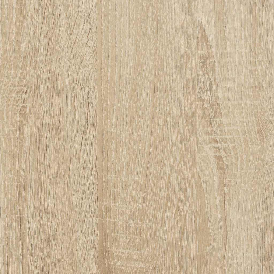 Bed Frame without Mattress Sonoma Oak 135x190 cm Engineered Wood