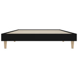 Bed Frame without Mattress Black 90x190 cm Engineered Wood