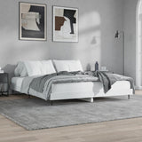 Bed Frame without Mattress White 183x203 cm King Engineered Wood