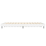 Bed Frame without Mattress White 135x190 cm Engineered Wood