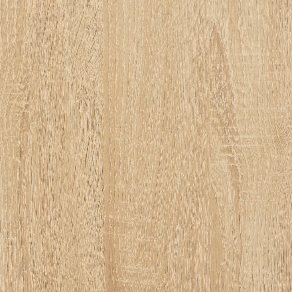 Bed Frame without Mattress Sonoma Oak 135x190 cm Engineered Wood