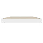 Bed Frame without Mattress White 90x190 cm Engineered Wood