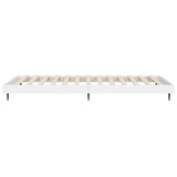 Bed Frame without Mattress White 90x190 cm Engineered Wood