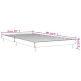Bed Frame without Mattress White 90x190 cm Engineered Wood - Extra Image