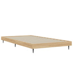 Bed Frame without Mattress Sonoma Oak 90x190 cm Engineered Wood