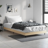 Bed Frame without Mattress Sonoma Oak 90x190 cm Engineered Wood