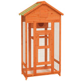 Bird House Brown 91.5x53x170 cm Solid Wood Pine - Front View