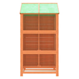 Bird House Brown 97x81x152 cm Solid Wood Pine - 45-Degree Angle