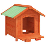 Dog Kennel Brown 65x65x61.5 cm Solid Wood Pine - Top-Down View