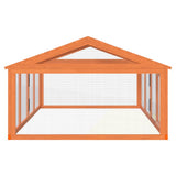 Run Box Brown 200x112.5x74 cm Solid Wood Pine - 45-Degree Angle