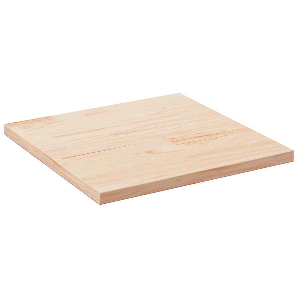 Table Top 70x70x2.5 cm Solid Wood Pine Square