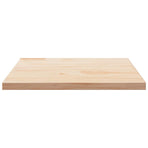 Table Top 70x70x2.5 cm Solid Wood Pine Square