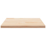 Table Top 70x70x2.5 cm Solid Wood Pine Square - Side View