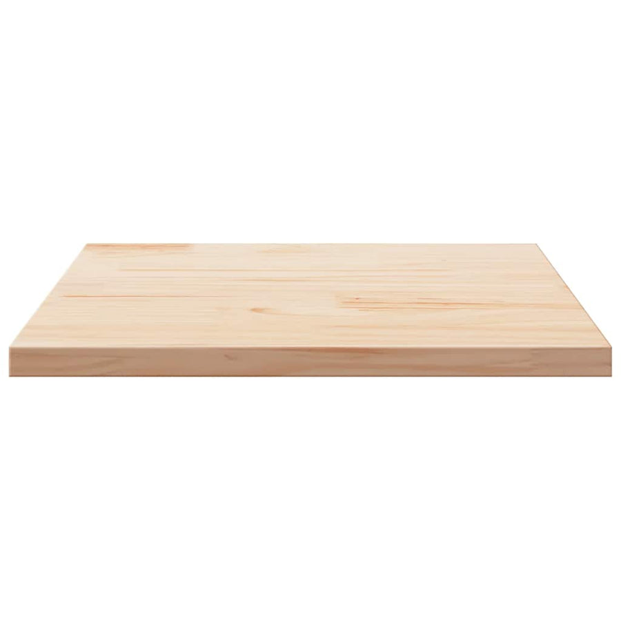 Table Top 70x70x2.5 cm Solid Wood Pine Square