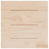 Table Top 70x70x2.5 cm Solid Wood Pine Square - Top-Down View