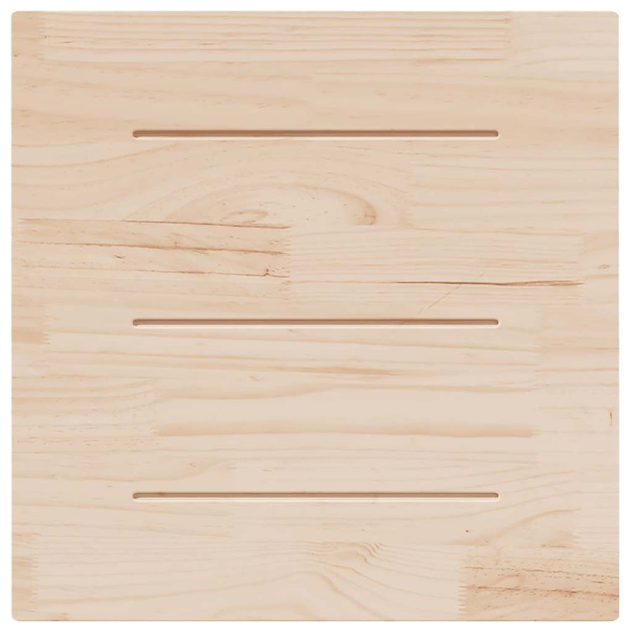 Table Top 70x70x2.5 cm Solid Wood Pine Square