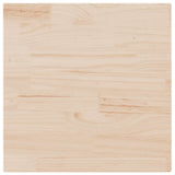 Table Top 70x70x2.5 cm Solid Wood Pine Square