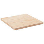 Table Top 80x80x2.5 cm Solid Wood Pine Square