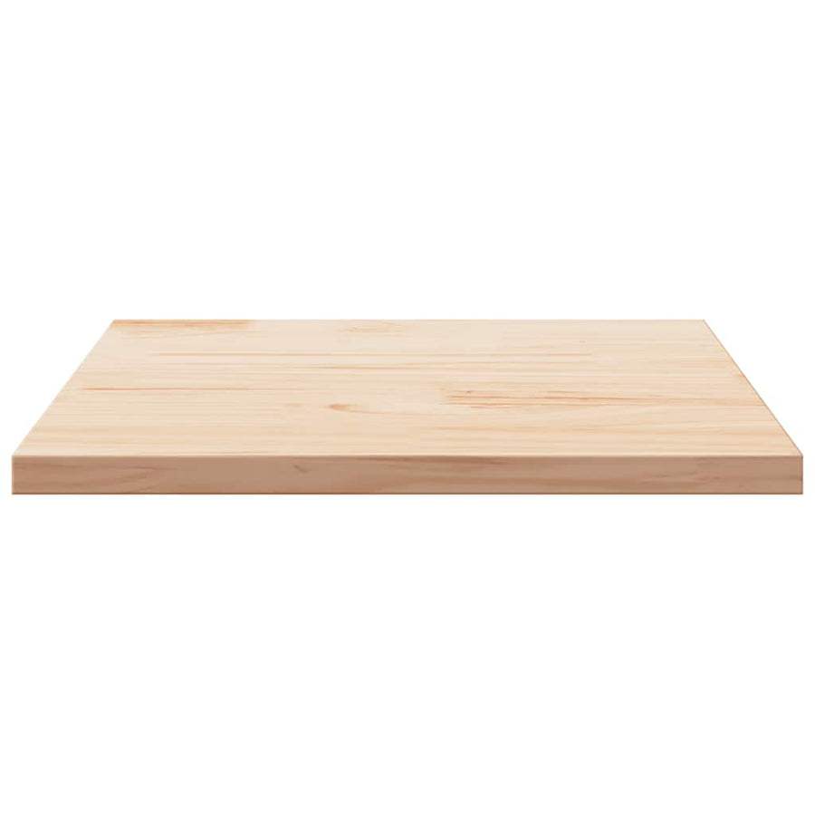 Table Top 80x80x2.5 cm Solid Wood Pine Square