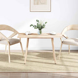 Table Top 100x50x2.5 cm Solid Wood Pine Rectangular - Front View