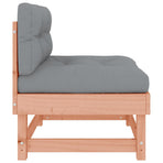Middle Sofa with Cushions Solid Wood Douglas